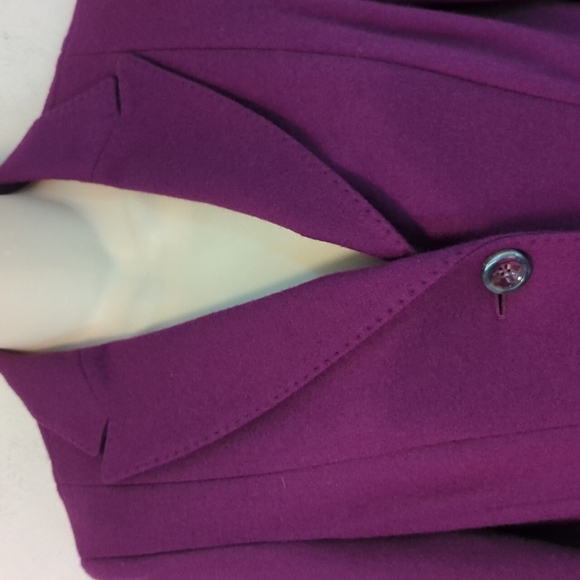 Rena Lange Grape Bow Detail Wool Blazer - Picture 5 of 16